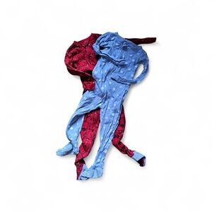 3/35$ Carter’s Baby Sleepers Bundle Size 3T | 2 Footed Zip Pajamas with Grips